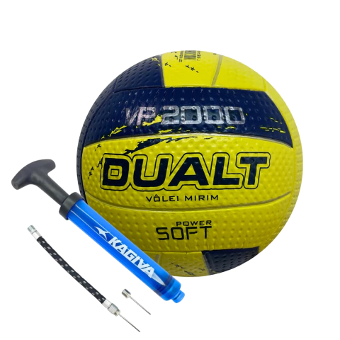 Kit Bola de Volei DUALT VP2000 Vôlei Mirim Soft + Bomba - comprar online