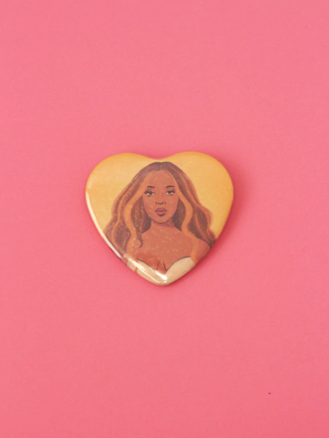 Botton de Coração | Beyoncé
