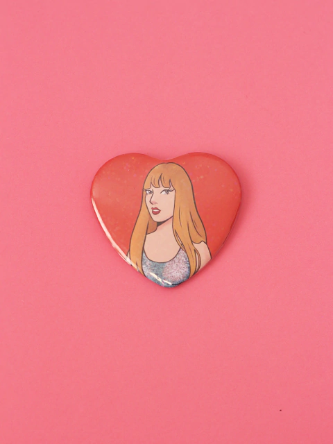 Botton de Coração | Taylor Swift