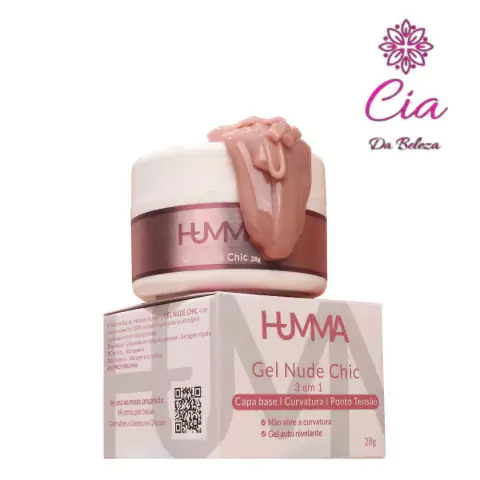 Gel Humma Nude Chic 3 em 1 - 28g
