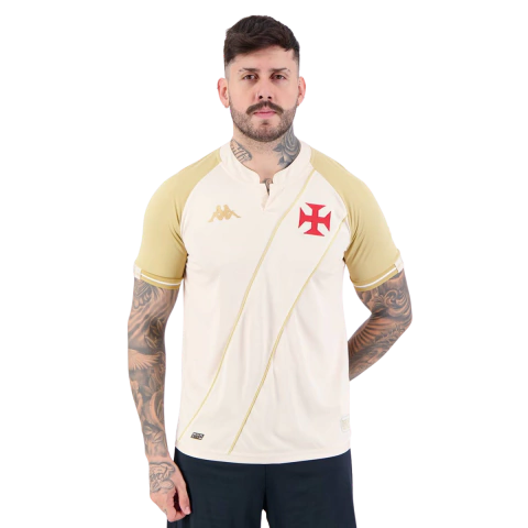 Camisa Vasco III 2024/25 Kappa Masculina Resposta Histórica vista frontal