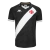 Camisa oficial Vasco da Gama 2025/26 preta com faixa diagonal branca e cruz de malta vermelha no peito, uniforme home da Kappa