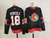 Camisa NHL Ottawa Senators Jersey Preta – vista frontal com logo dos Senators