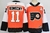Camiseta NHL Philadelphia Flyers Laranja – vista frontal com logo dos Flyers