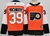 Camiseta NHL Philadelphia Flyers Laranja – vista frontal com logo dos Flyers