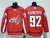 Camisa NHL Washington Capitals Jersey Vermelha – vista frontal com logo bordado