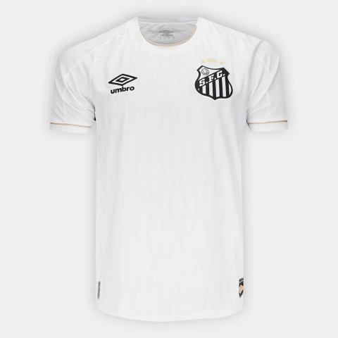 Camisa Santos Home 26/27 Umbro Torcedor Masculina -Branco