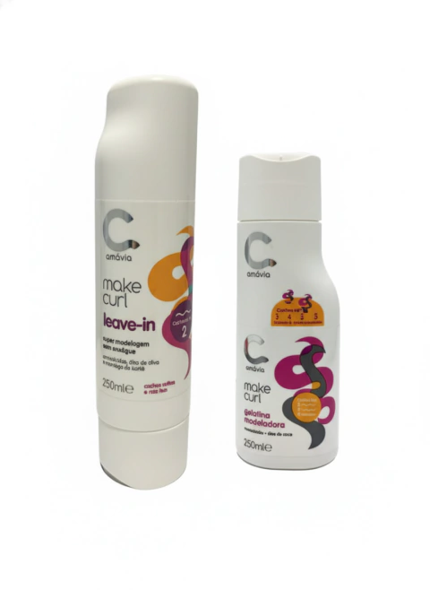 KIT MAKE CURL GELATINA + LEAVE-IN TIPO 2 AMÁVIA