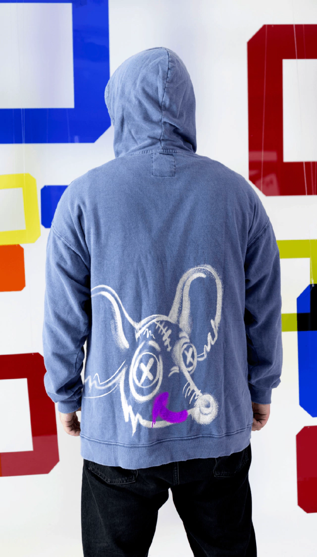 CANGURO LAUCHA GRAFITI - AZUL