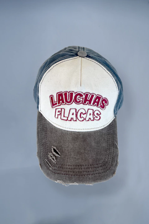 Gorra LAUCHAS FLACAS - Azul y Negro
