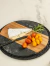 TABLA MARMOL NEGRO Y MADERA MACAEL - comprar online