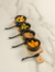 Set x 4 COPETINEROS CERAMICA NEGRA CON BASE BAMBOO Y CHUCHARAS - comprar online