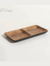 COPETINERO ACACIA RECTANGULAR 2 DIVISIONES MANILA BLACK en internet