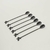 SET X 6 CUCHARAS MILSHAKE DE ACERO NEGROSTEM - comprar online