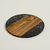 TABLA MACAEL MARMOL NEGRO Y MADERA - comprar online