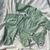 Ajuar 3 piezas - Liso Verde - comprar online