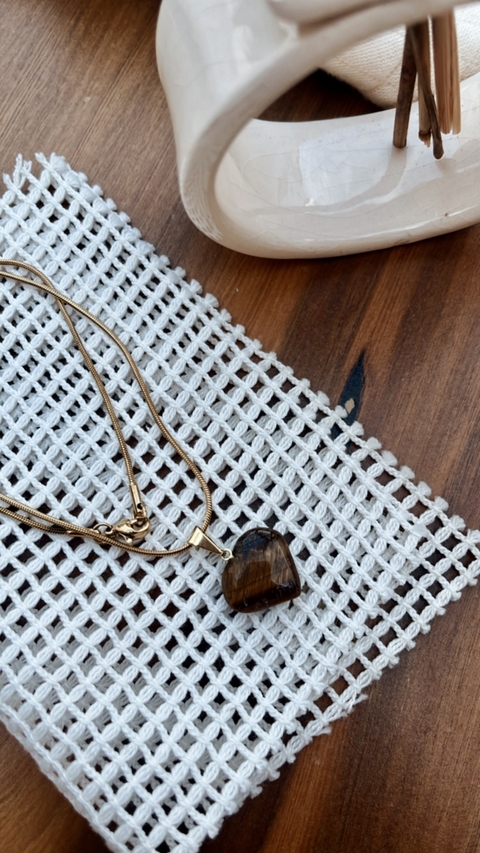 Collar Verona (ojo de tigre)