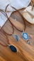 Collar Isa (ágata azul) - comprar online