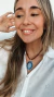 Collar Isa (ágata azul) - De Blanco