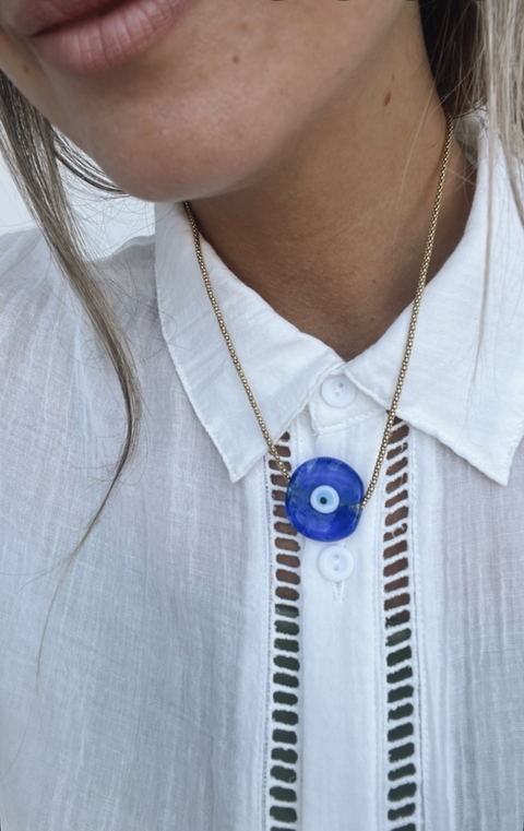 Collar Estambul (azul-L) - comprar online