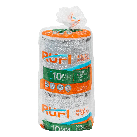 Aislante térmico Isolant RUFI 10mm doble Aluminio c/Solape Termosoldable - comprar online