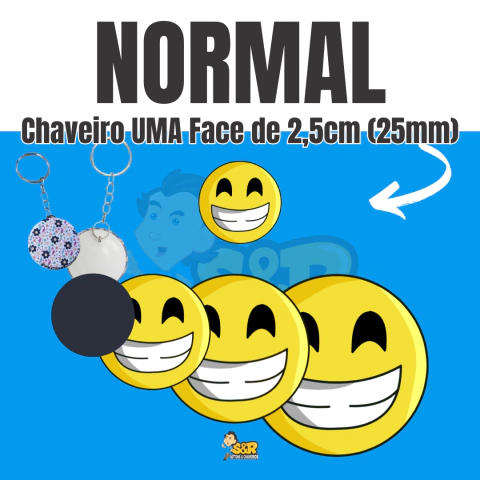 Chaveiros UMA FACE - SRV Bottons