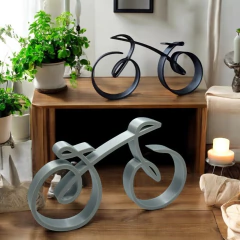Estátua Decorativa de Bicicleta - Toque Criativo para Seu Ambiente na internet