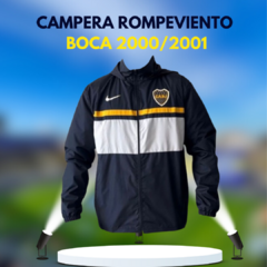 CAMPERA BOCA ROMPEVIENTO RETRO 2000/2001 EDICION LIMITADA