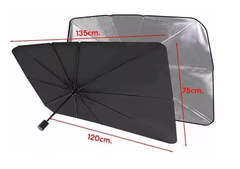 Parasol Paraguas Para Auto Nirvana™ - Protege tu auto del calor - tienda online