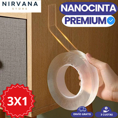 ¡PROMO 3X1! NANOCINTA DOBLE FAZ LAVABLE Y REUTILIZABLE