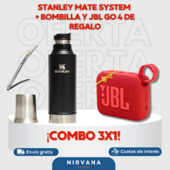 TERMO STANLEY MATE SYSTEM 1.2 L + BOMBILLA Y PARLANTE JBL GO 4 DE REGALO