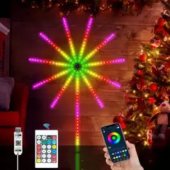 Tira Led con Forma Fuego Artificial Bluetooth - comprar online