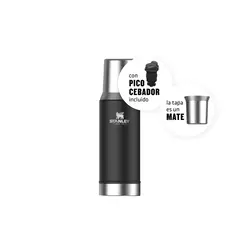 TERMO STANLEY MATE SYSTEM 1 L + MATE (SU TAPA) + BOMBILLA Y LUZ LED PARA MATE DE REGALO - comprar online