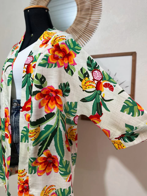 Kimono Flores de Verão - comprar online