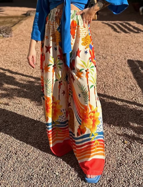 Calça Pantalona Solstício de Verão - comprar online