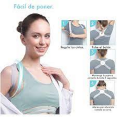 Corrector Faja Inteligente Posture Pro Vive® Con Sensor Y Vibración - Crescendo Hogar