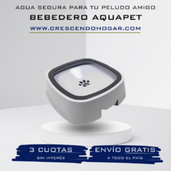 Bebedero Antiderrame Y Antideslizante AquaPet®