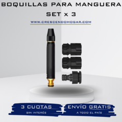 Boquillas para Manguera Set x3®