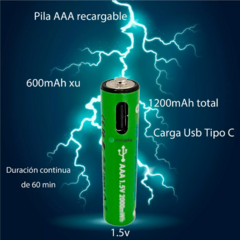 Pilas Recargables PowerLink AAA®