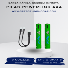 Pilas Recargables PowerLink AAA®