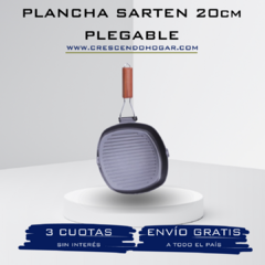 Plancha Sarten 20cm Plegable®