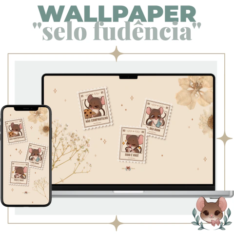 Wallpaper "Selo Fudência" - Lucro 100% para resgates