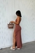 Vestido Beatriz marrom - Bellatrix Store