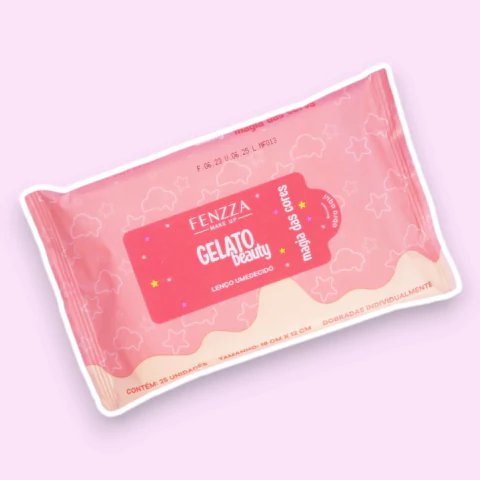 Lenço Umedecido Gelato Beauty - Fenzza