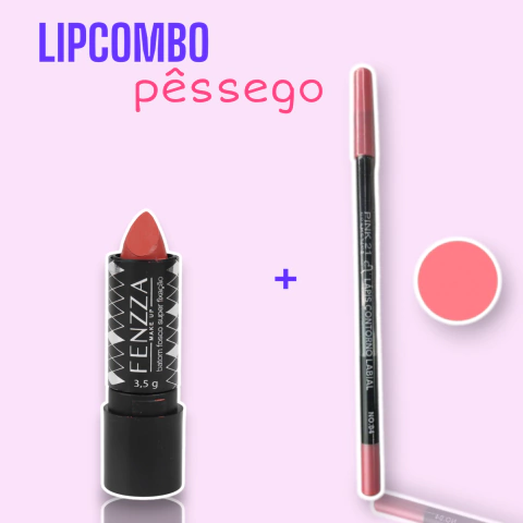Lip Combo Pêssego - By Glossy