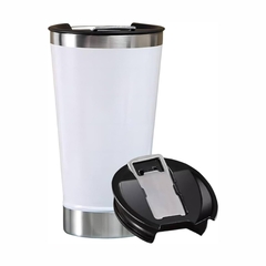 Copo Térmico Personalizado com tampa e abridor - 473ml na internet