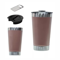 Copo Térmico Personalizado com tampa e abridor - 473ml - comprar online