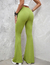 Calça verde Flare - comprar online