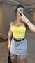 Top amarelo