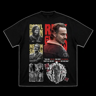 Camiseta Oversized Boxy Unissex - The Walking Dead